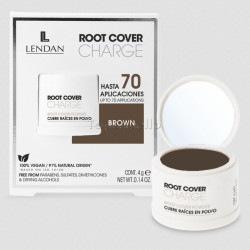 Cubre Raíces en Polvo Mineral Sin Sulfatos ROOT COVER CHARGE - Marrón/Brown - Lendan 4gr.