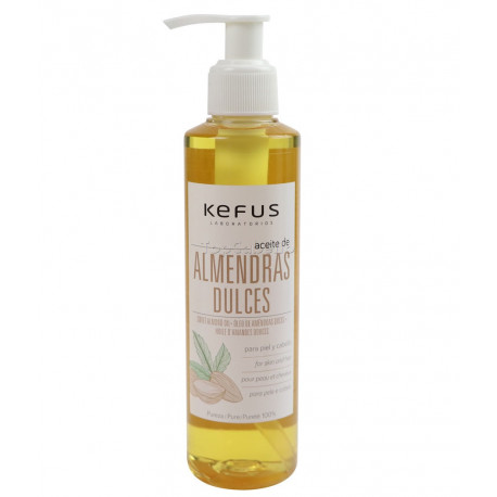 Aceite de Almendras Dulces Puro para Piel y Cabello KEFUS 200ml