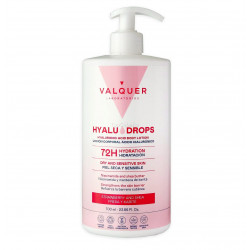 Loción Corporal Fresa y Karité HYALUDROPS Valquer – Hidratación 72H - 700ml