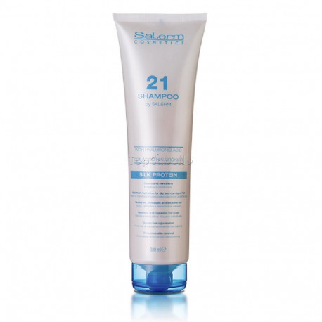 Champú Rejuvenecedor SALERM 21 Ácido Hialurónico y Proteínas de Seda 300ml