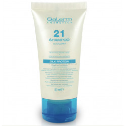 Champú Rejuvenecedor SALERM 21 Ácido Hialurónico y Proteínas de Seda 50ml