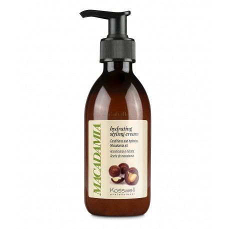 Crema Suavizante ACEITE DE MACADAMIA Hydrating Styling Cream Kosswell 250ml