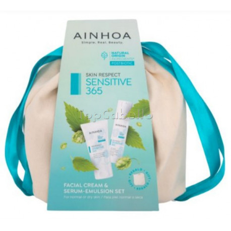 Pack AINHOA Bienestar Sensitive 365 Piel Mixta (Crema + Serum)