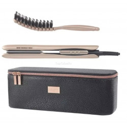 Pack Plancha de Pelo y Cepillo Ventilado ULTRON LUXURY GIFT Set en Rosa