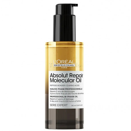 Aceite Bifásico ABSOLUT REPAIR MOLECULAR OIL L'Oreal Professionel 90ml