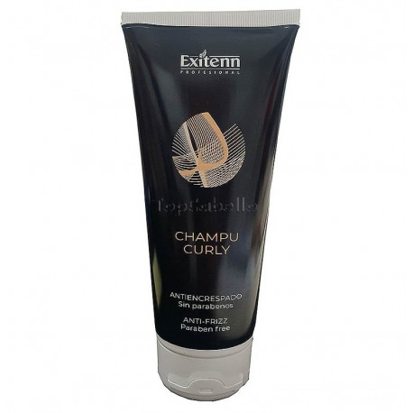 Champú Cabello Rizado CURLY Antifrizz Exitenn 200ml - Antiencrespado - Sin Parabenos