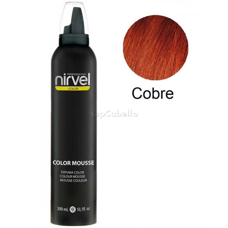 Espuma de Color COBRE Nirvel COLOUR MOUSSE 300ml.