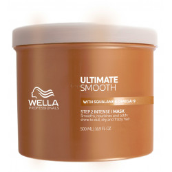 Mascarilla Nutritiva Antiencrespamiento WELLA ULTIMATE SMOOTH 500ml - Cabello Seco, Apagado, Encrespado