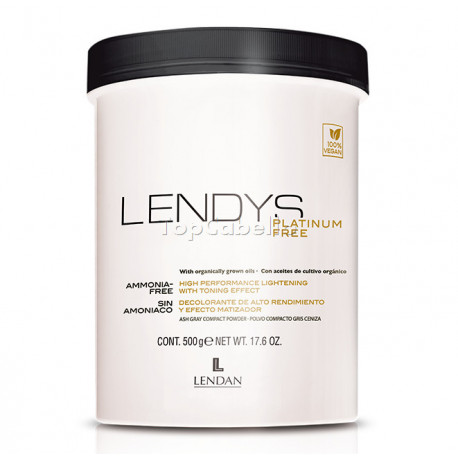Decoloración Sin Amoniaco LENDYS PLATINUM FREE Lendan 500gr.