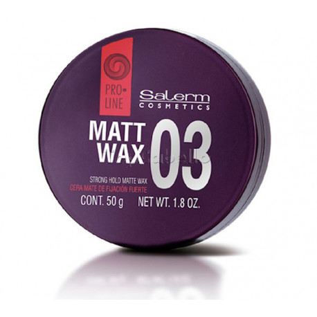 Cera de Peinado Salerm Proline 03 Matt Wax 50ml