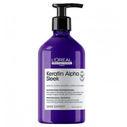 Champú Cabello Rebelde o Encrespado Expert KERATIN ALPHA SLEEK LOREAL 300ml