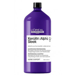 Champú Cabello Rebelde o Encrespado Expert KERATIN ALPHA SLEEK LOREAL 300ml