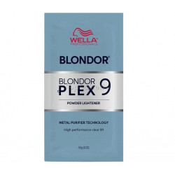 Polvo Decolorante BLONDOR PLEX 9 - Hasta 9 niveles aclarado - Metal Purifier - Sobre 30gr.