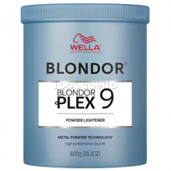 Polvo Decolorante BLONDOR PLEX 9 - Hasta 9 niveles aclarado- Metal Purifier - 800gr.