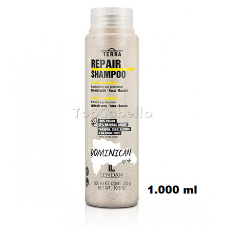 Champú Liso Brillante TERRA SMOOTH - Sin Parabenos ni Siliconas - Japanesse Spirit - Lendan 1000ml
