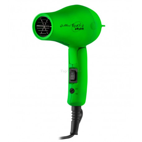MINI Secador de Viaje GETTIN’ FLUO FRUITS Green Apple 1000W + DIFUSOR
