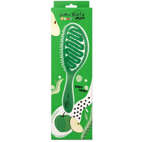 Cepillo Ventilado GETTIN’ FLUO FRUITS - Color: MANZANA VERDE