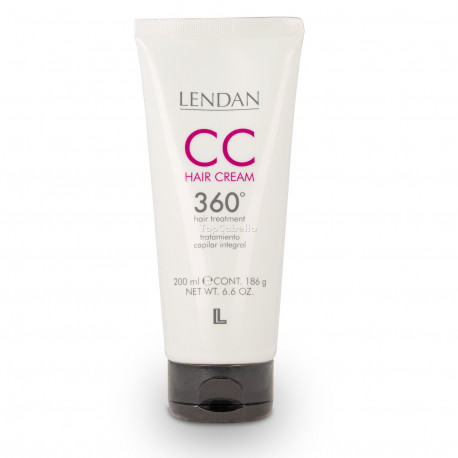 Tratamiento capilar sin aclarado CC HAIR CREAM 360º LENDAN 200ml