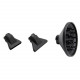Secador Typhoon Black Chrome Corioliss