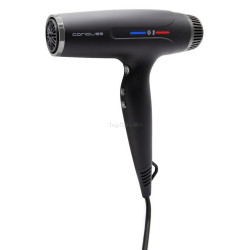 Secador Typhoon Black Chrome Corioliss