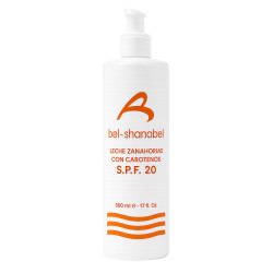 Leche Zanahorias SPF20 Bel Shanabel 500ml