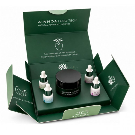 Pack Tratamiento Facial Ainhoa NEO-TECH Crema Nocturna Total + 4 Mini Sérums