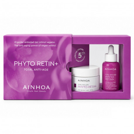 Pack Antiedad con Bakuchiol PHYTO RETIN+ Ainhoa (Crema 50ml + Serum 50ml)
