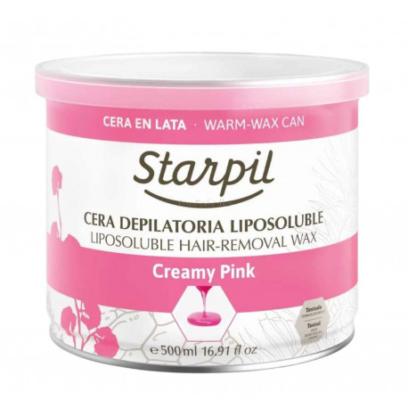 Lata Cera Depilatoria STARPIL Creamy Pink 500ml