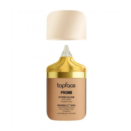Base de Maquillaje TopFace ProHD HYDRA GLOW Easy Drop Foundation - Acabado Radiante