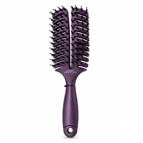 Cepillo Desenredante con ventilación Proflex Burgundy Small Sibel
