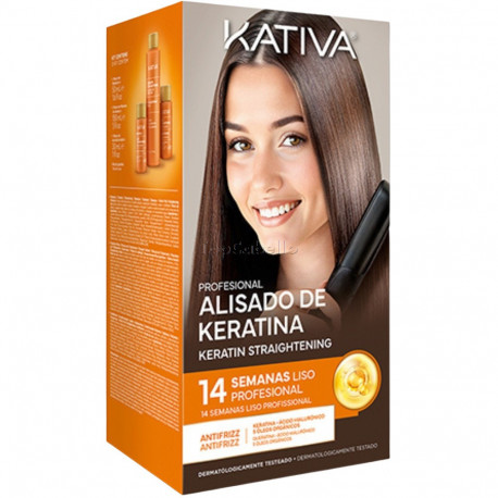 Kit Alisado Brasileño KATIVA con Ácido Hialurónico