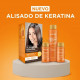 Kit Alisado Brasileño KATIVA con Keratina Hidrolizada y Ácido Hialurónico - 14 semanas