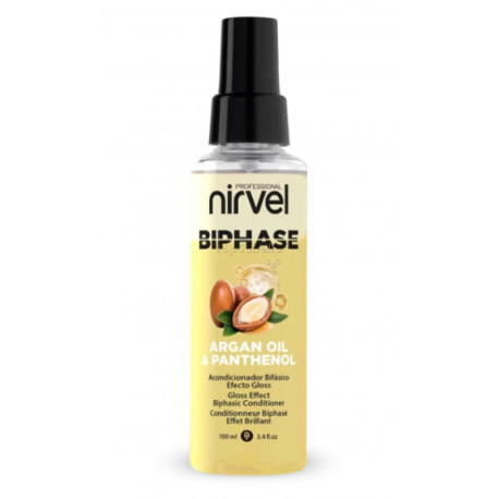 Acondicionador Biphase ACEITE DE ARGAN & PANTENHOL Nirvel 100ml