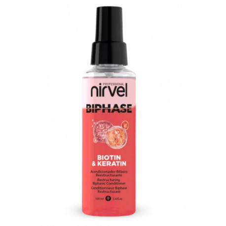 Acondicionador Biphase BIOTINA & KERATINA Nirvel 100ml