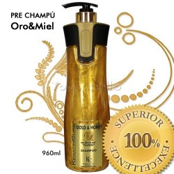 Keratine Cure - Pre Champú Oro&Miel 960ml