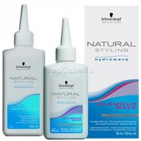 Permanente Natural Styling Glamour Kit Schwarzkopf 80 ml + 100 ml