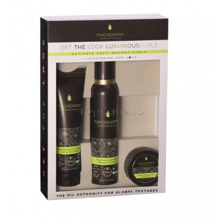 Pack Pelos Rizados "Get the look luxurious curls" Macadamia Natural Oil 