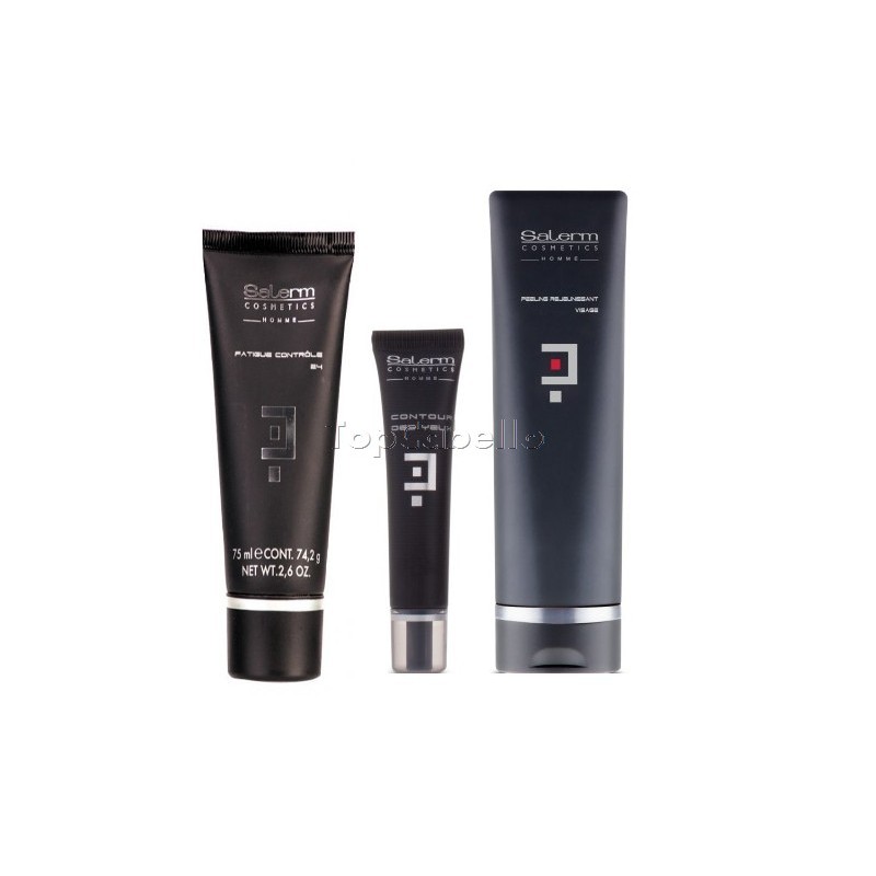 Kit Cuidado Facial Salerm Hombre (Hidratante 75 + Contorno 