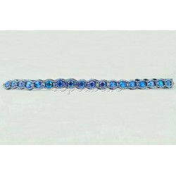 LENA BLUE - Pink Pewter Headbands