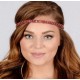 LENA RED - Pink Pewter Headbands