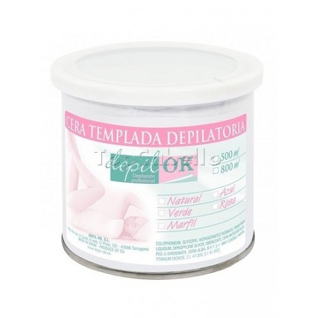 Lata cera Tibia Rosa Depil Ok 500gr