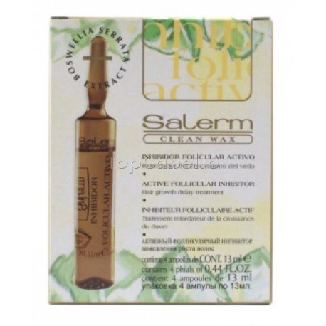 Tratamiento Inhibidor crecimiento vello Salerm 4 Ampollas