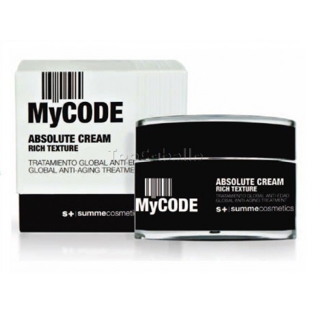 Tratamiento Global Antiedad MyCode Absolute Cream RICH SUMMECOSMETICS 50ml