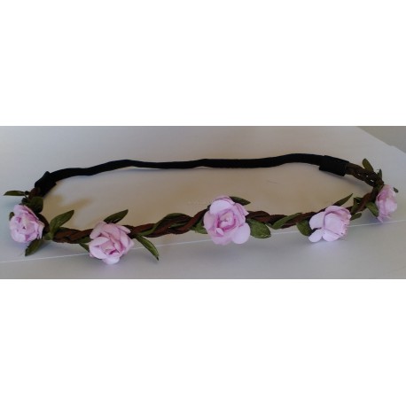 Headband Estilo Floral Color ROSA