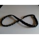 Headband Trenza Fina Color NEGRO