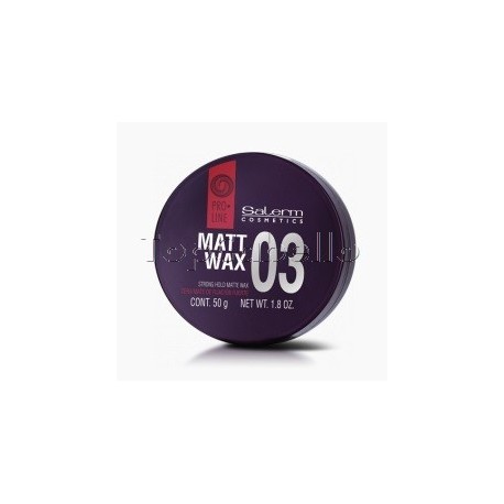 Cera de Peinado Salerm Proline 03 Matt Wax 50ml