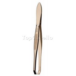 Pinza depilar Cangrejo 9cm Dorada Sibel