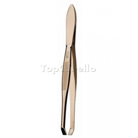 Pinza depilar Cangrejo 9cm Dorada Sibel