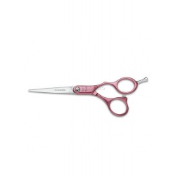 Tijera Corte Duraluminio Rosa 5,5" 3 Claveles