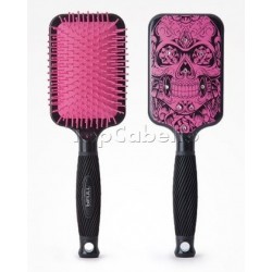 Cepillo Raqueta Calavera Catrin Pink Bifull